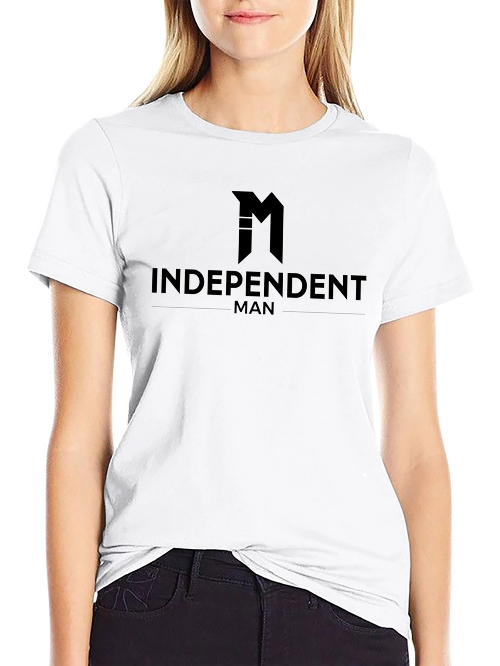 Independent Man Black Graphic Tee
