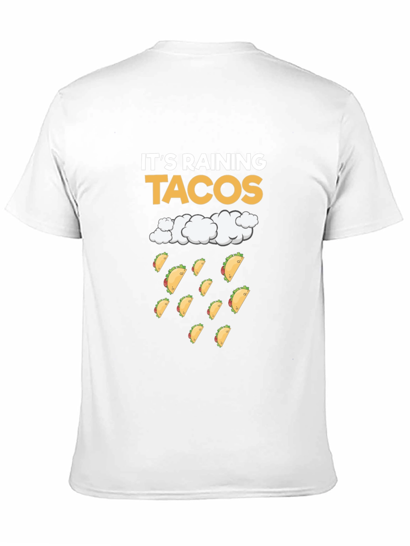 Its Raining Tacos Black T-Shirt