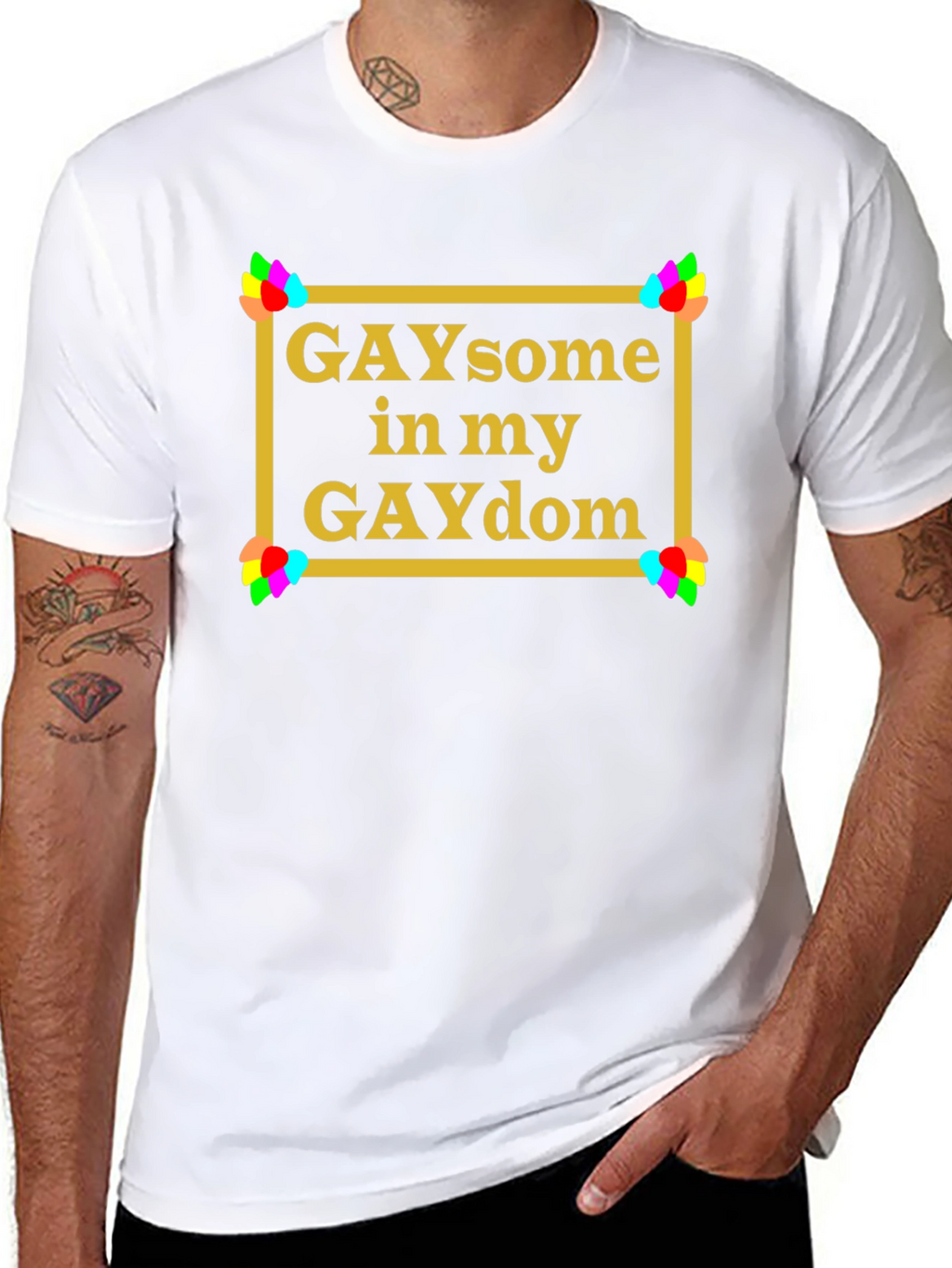 GAYsome in my GAYdom Black T-Shirt