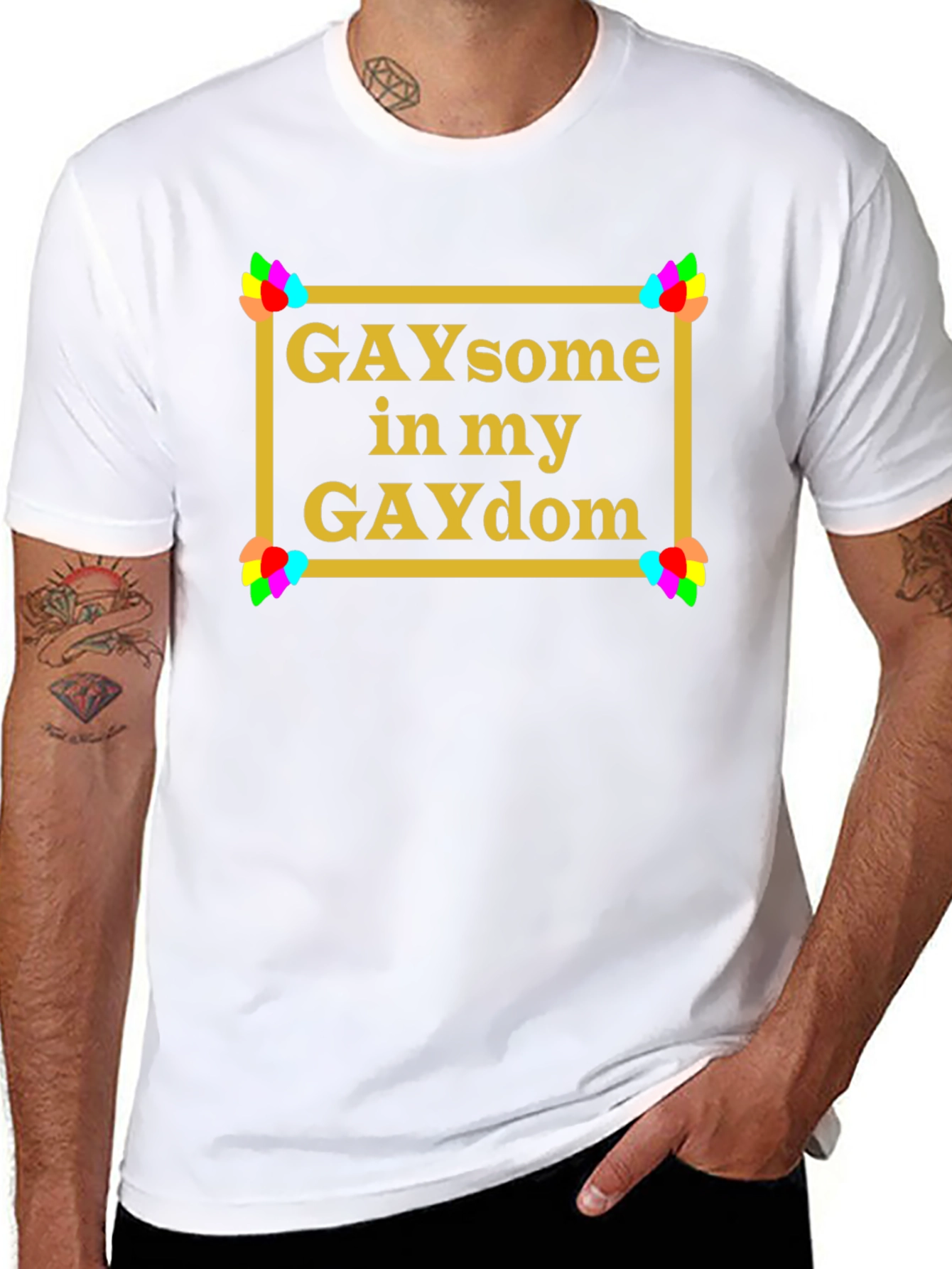 GAYsome in my GAYdom Black T-Shirt