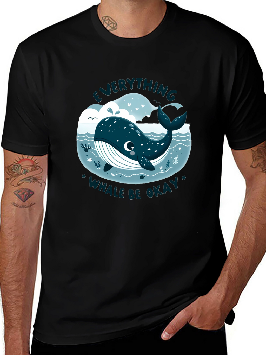 Everything Whale Be Okay T-Shirt