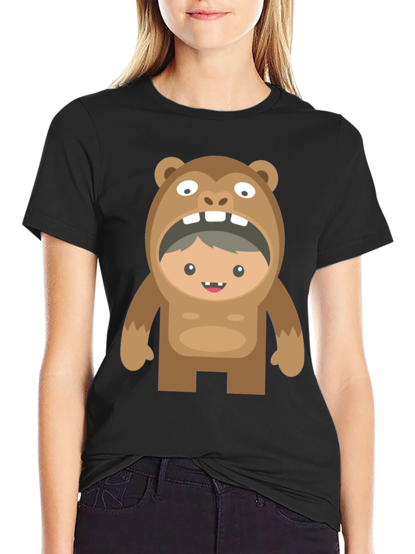 Bear Costume Boy T-Shirt - Funny Graphic Tee