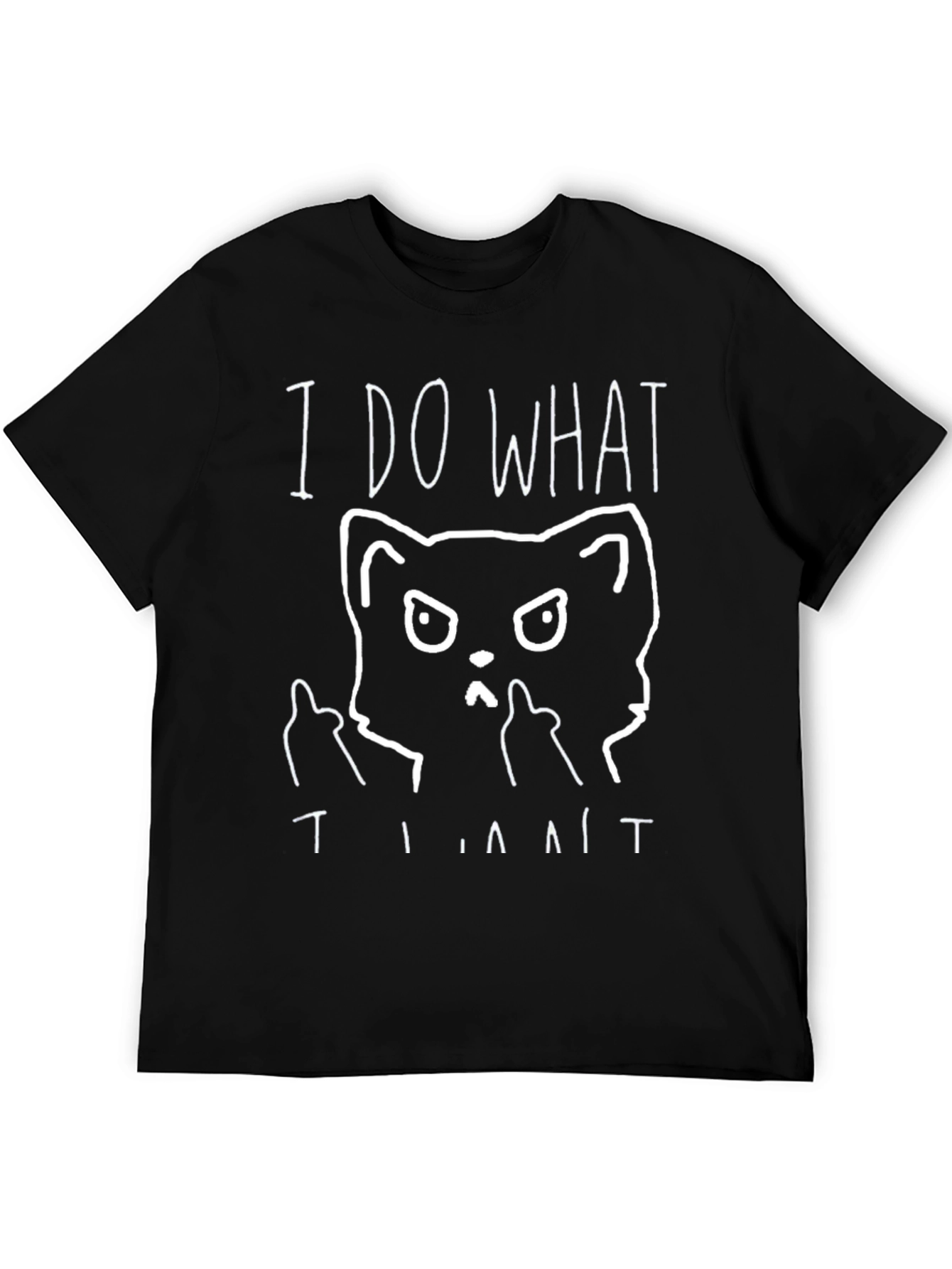 I Do What I Want Cat T-Shirt - Funny Graphic Tee