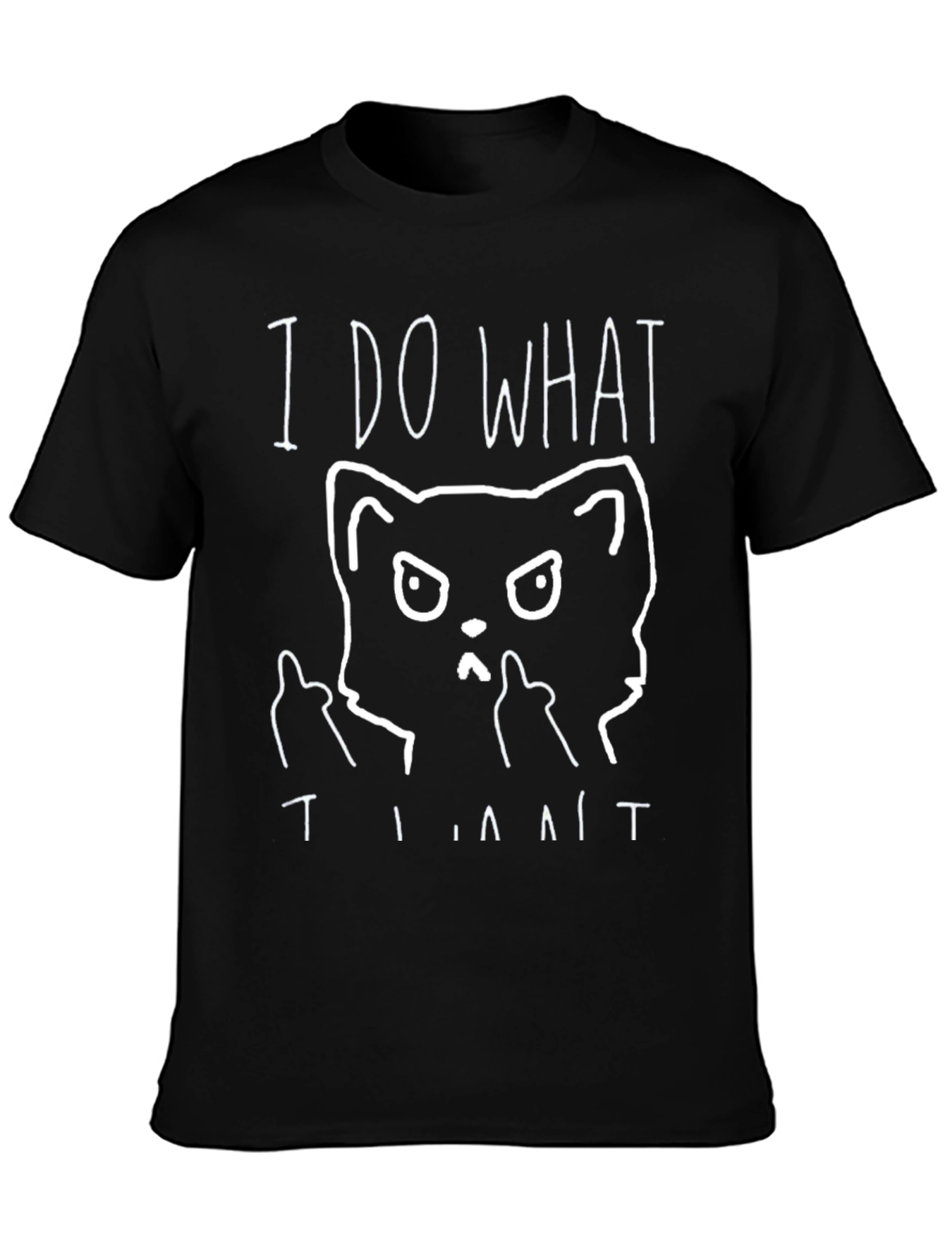 I Do What I Want Cat T-Shirt - Funny Graphic Tee