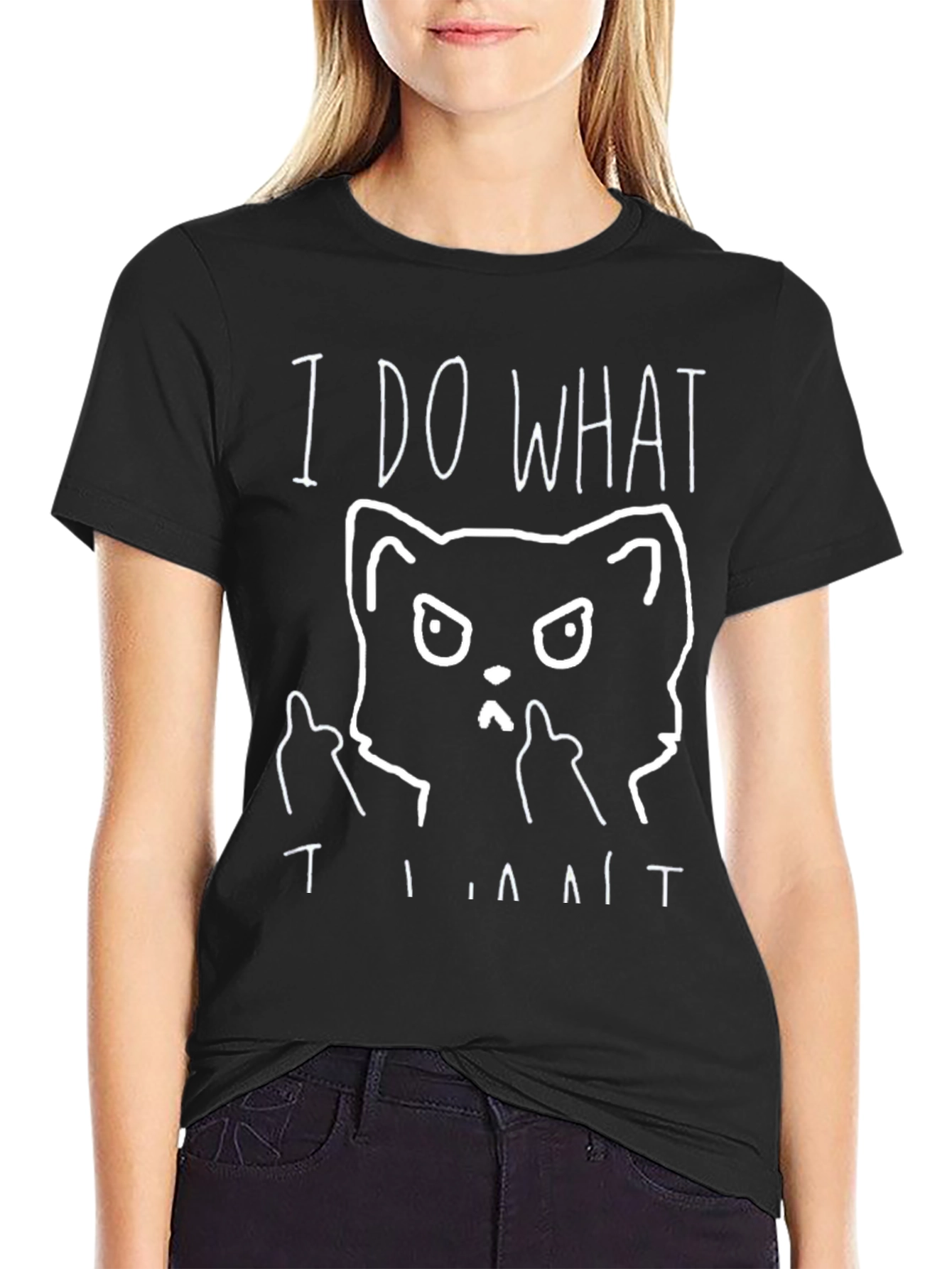 I Do What I Want Cat T-Shirt - Funny Graphic Tee