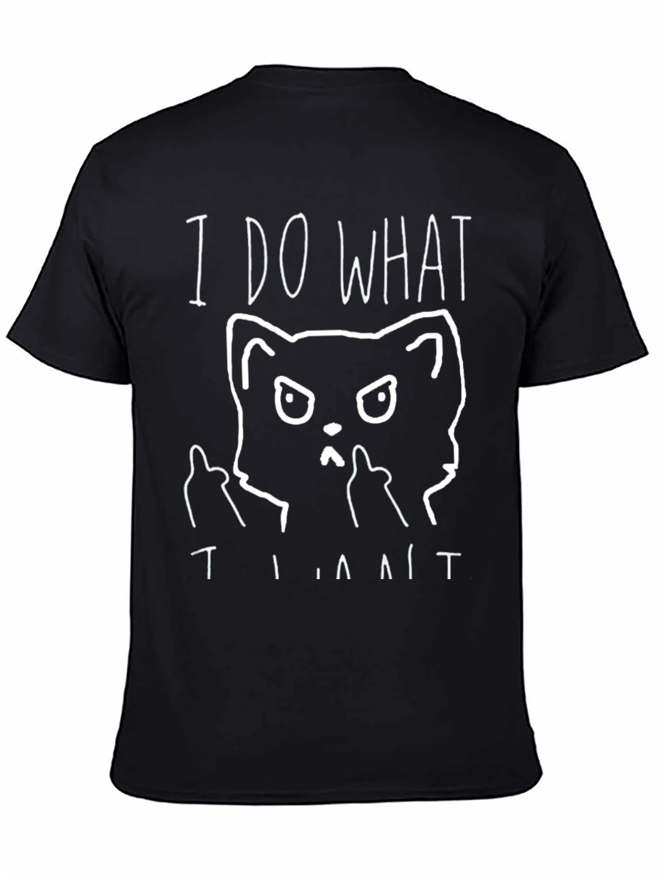 I Do What I Want Cat T-Shirt - Funny Graphic Tee