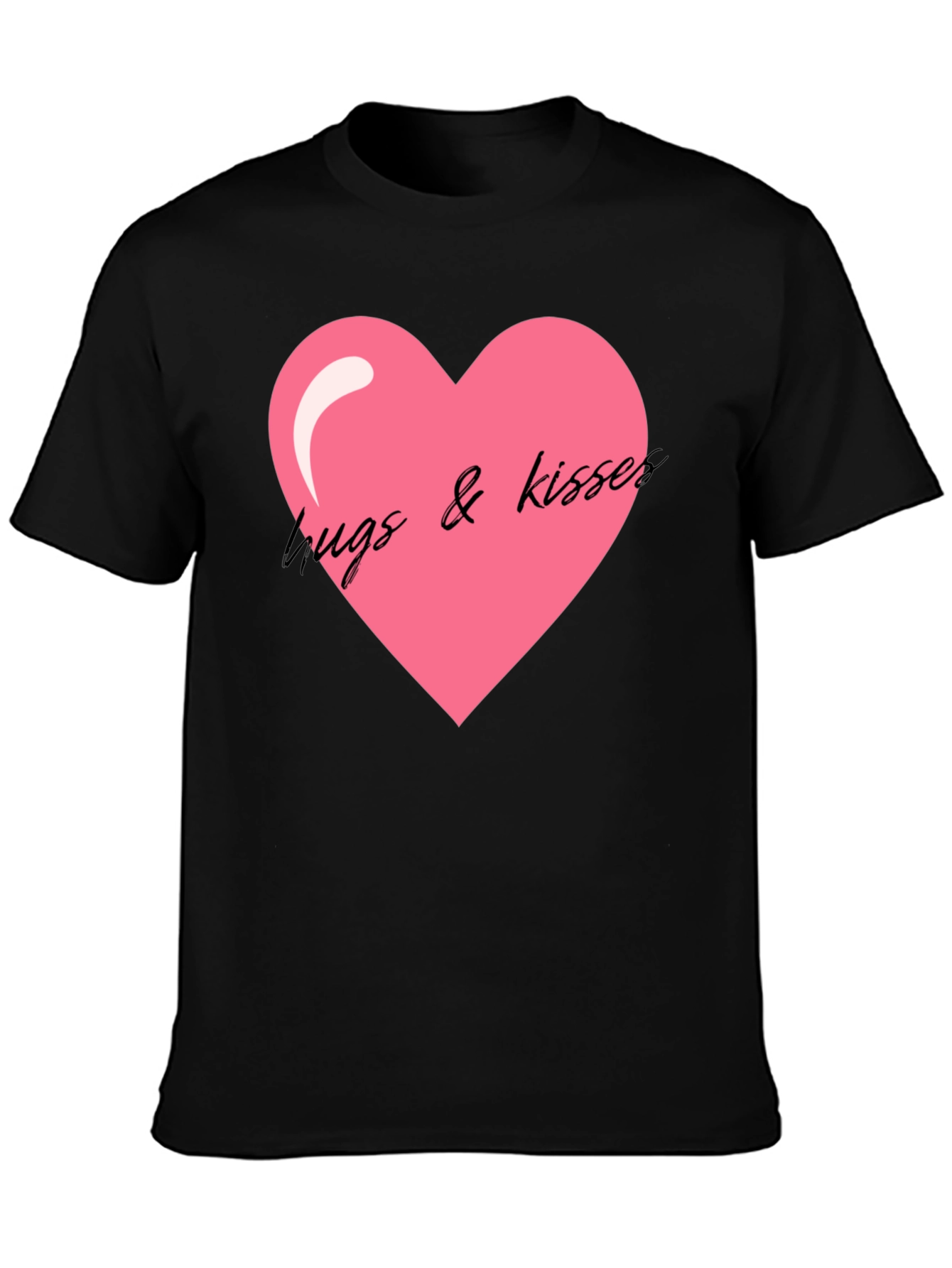 Hugs & Kisses Heart Tee - Valentines Day Gift