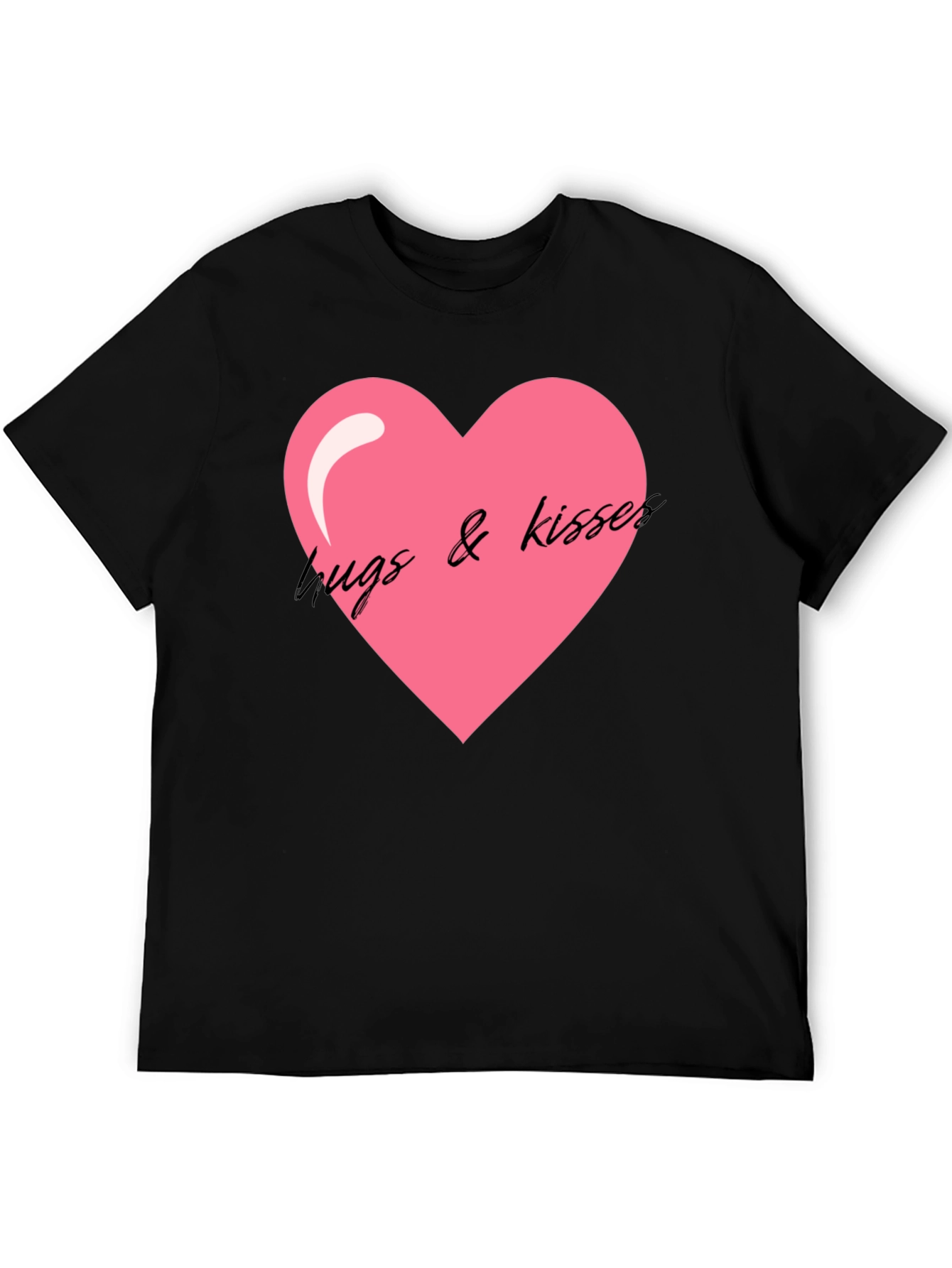 Hugs & Kisses Heart Tee - Valentines Day Gift