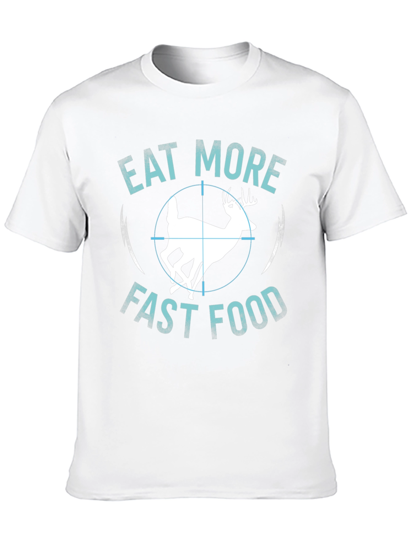 Eat More Fast Food Deer T-Shirt