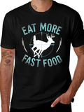 Eat More Fast Food Deer T-Shirt