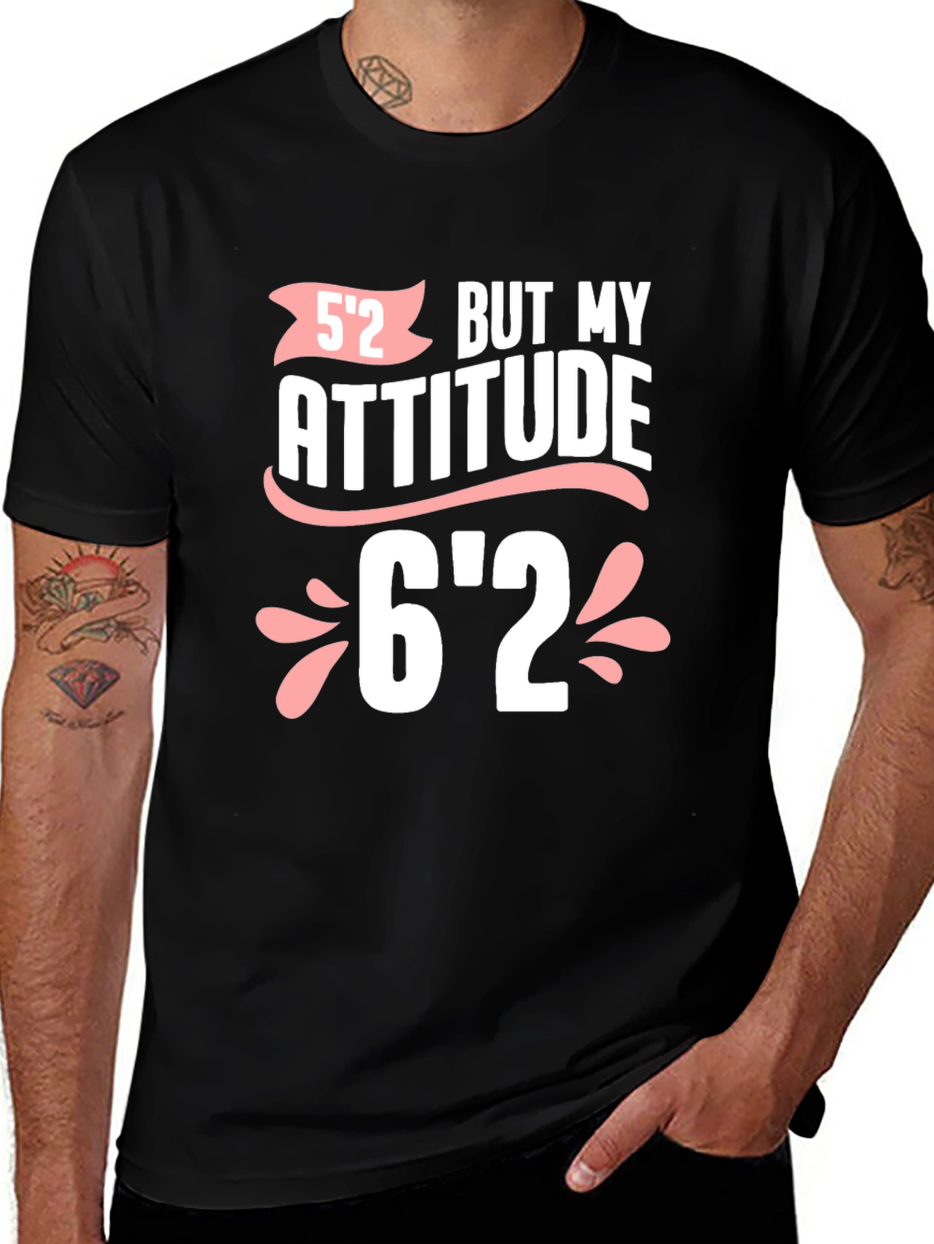 Funny Attitude Graphic T-Shirt - 52 But My Attitude 62