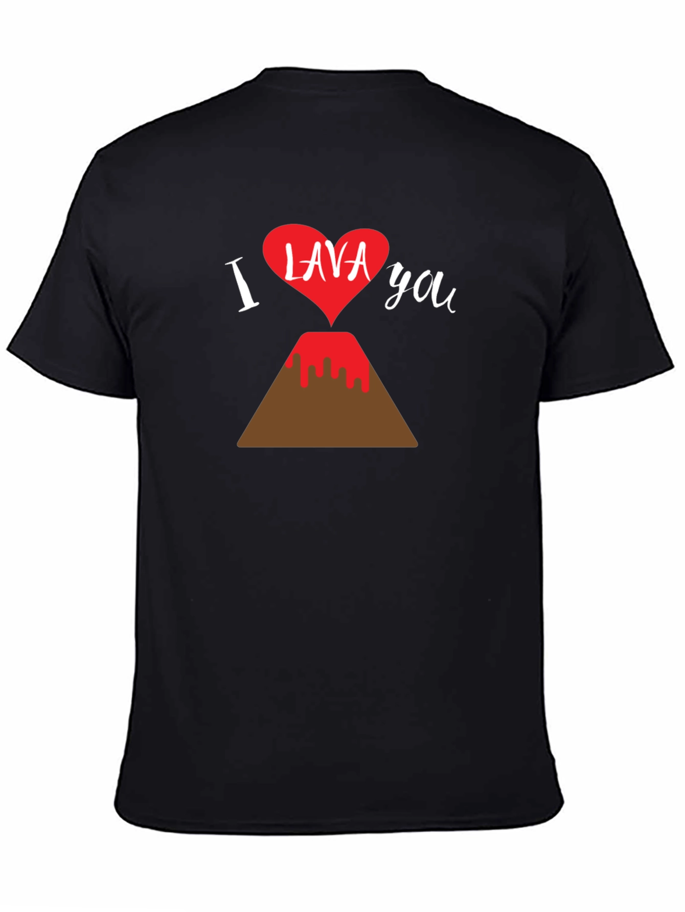 I Lava You T-Shirt - Cute Volcano Heart Graphic Tee