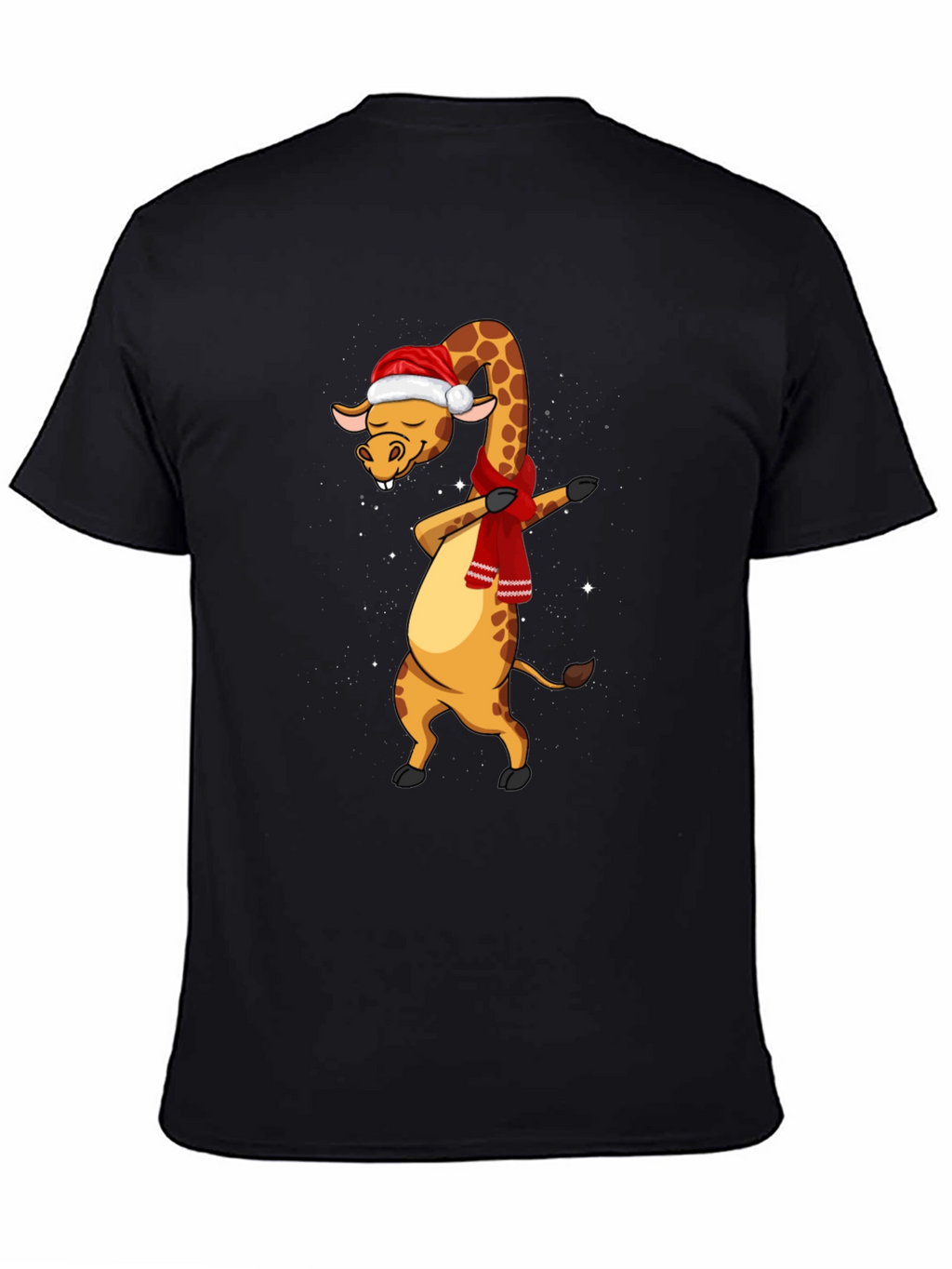 Dabbing Giraffe Christmas T-Shirt