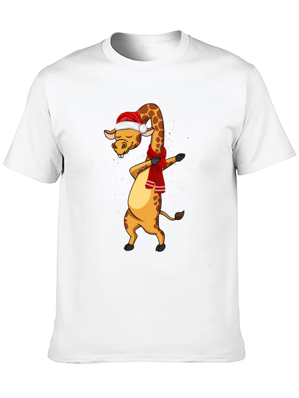 Dabbing Giraffe Christmas T-Shirt