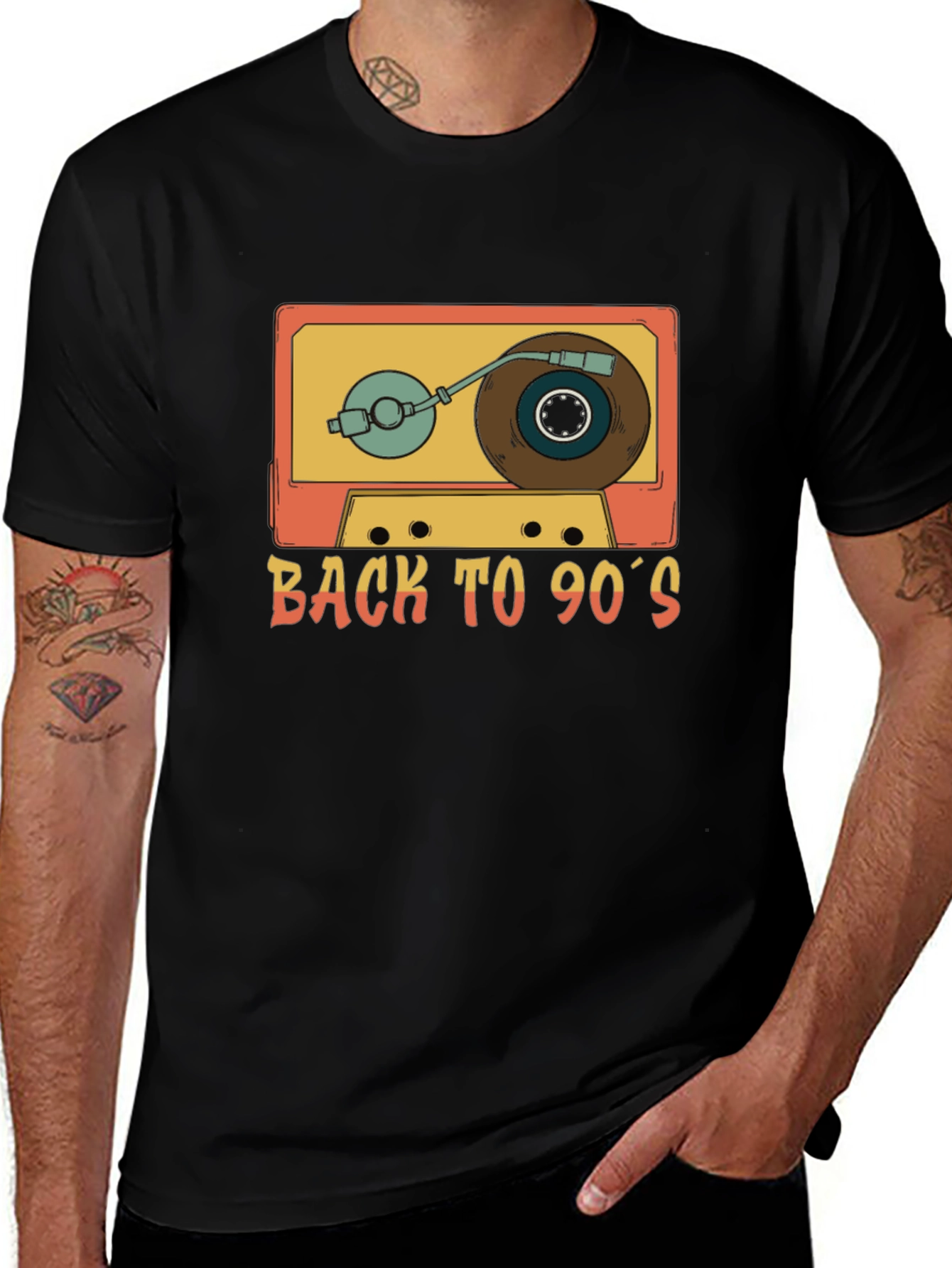 Back to the 90s Retro Cassette Tape T-Shirt