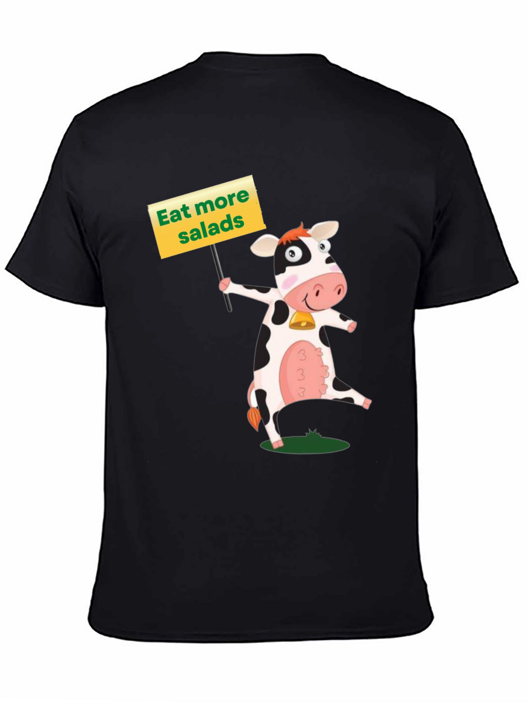 Eat More Salads Cow Graphic T-Shirt