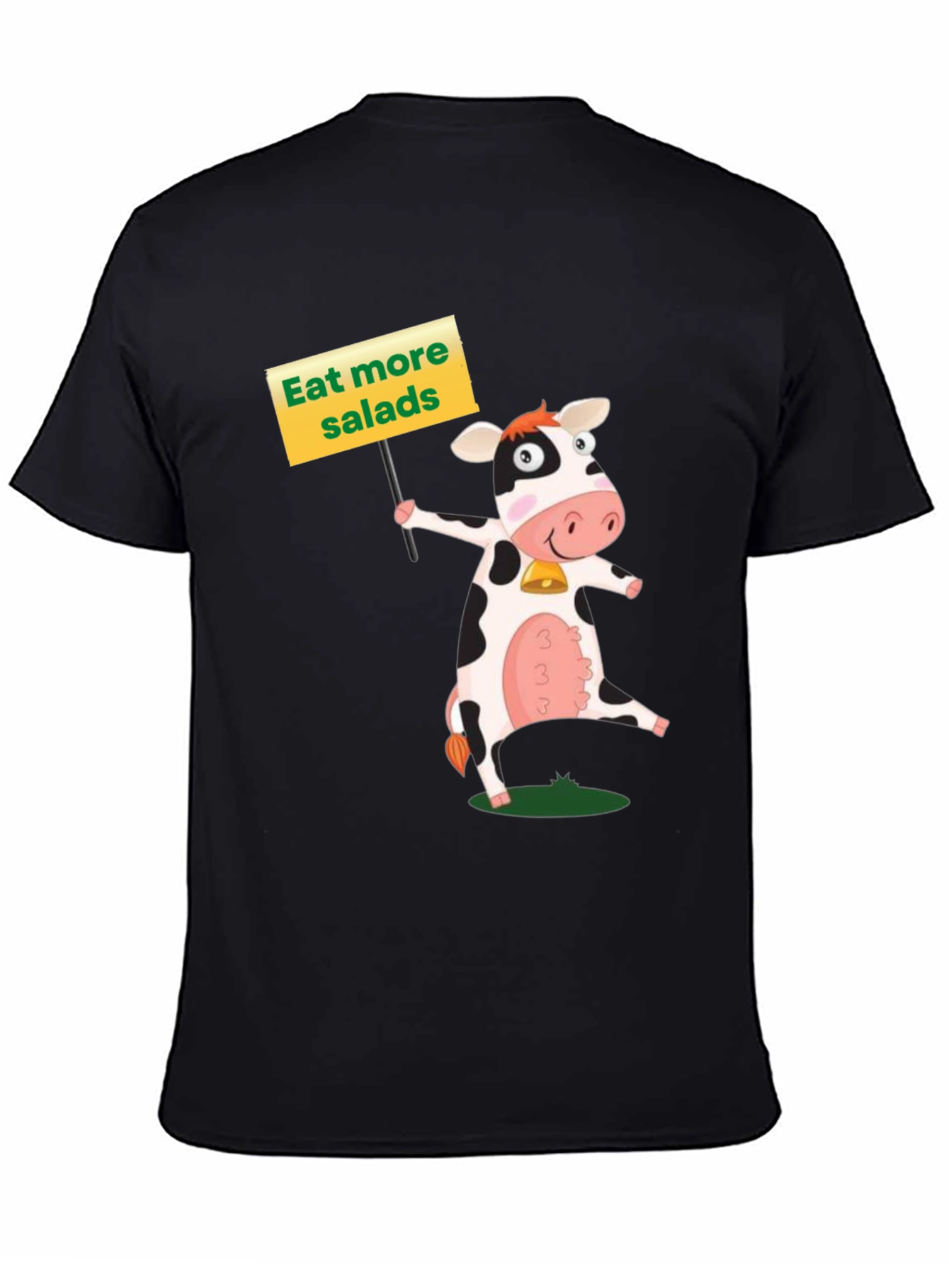 Eat More Salads Cow Graphic T-Shirt