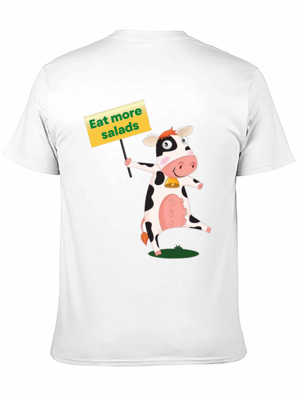Eat More Salads Cow Graphic T-Shirt