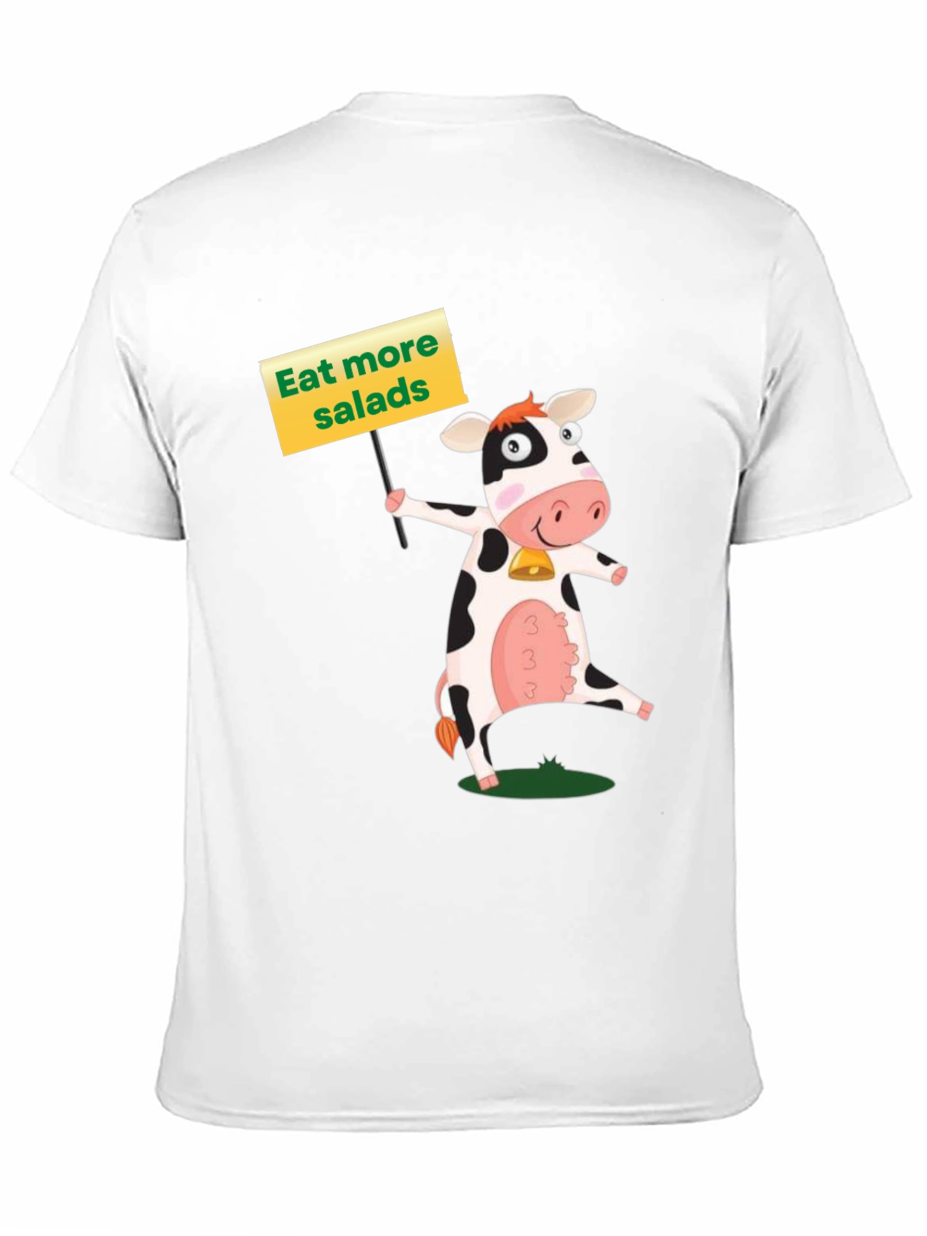 Eat More Salads Cow Graphic T-Shirt