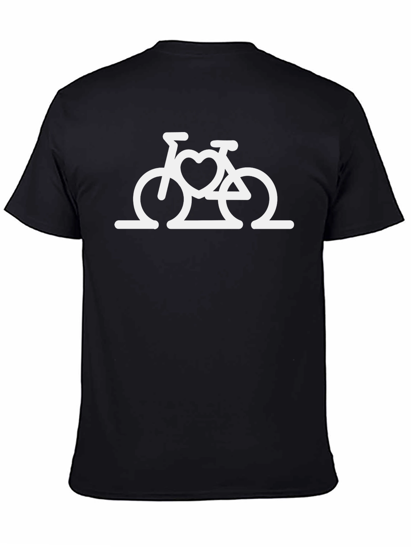 Bicycle Heart Graphic Tee - Stylish and Comfortable