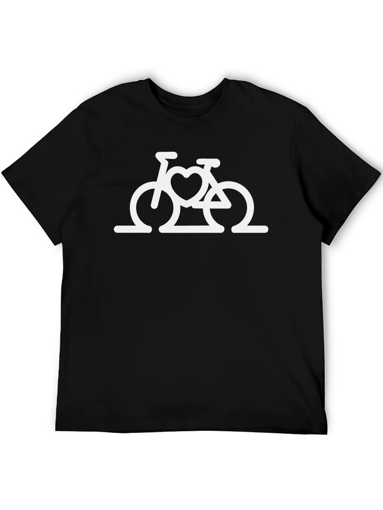Bicycle Heart Graphic Tee - Stylish and Comfortable