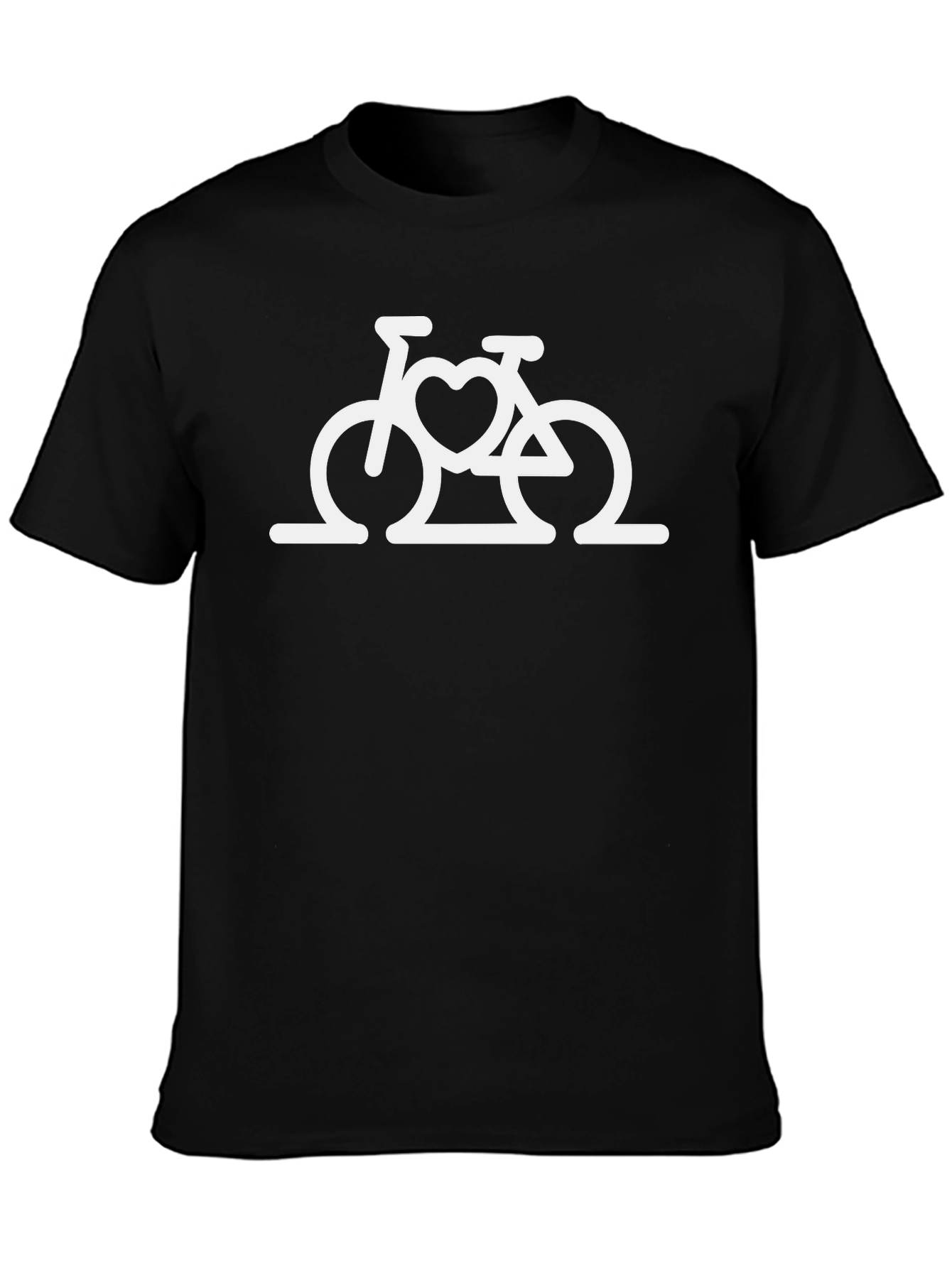 Bicycle Heart Graphic Tee - Stylish and Comfortable