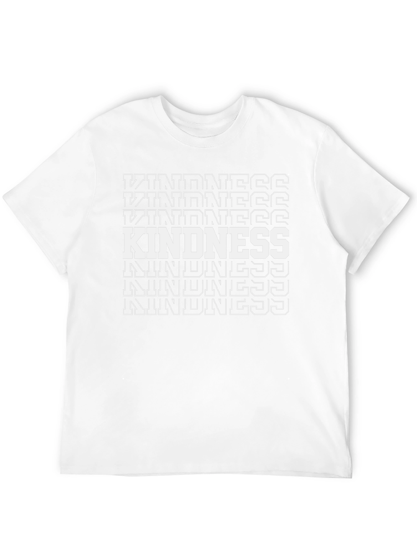 Kindness Graphic Print Black T-Shirt