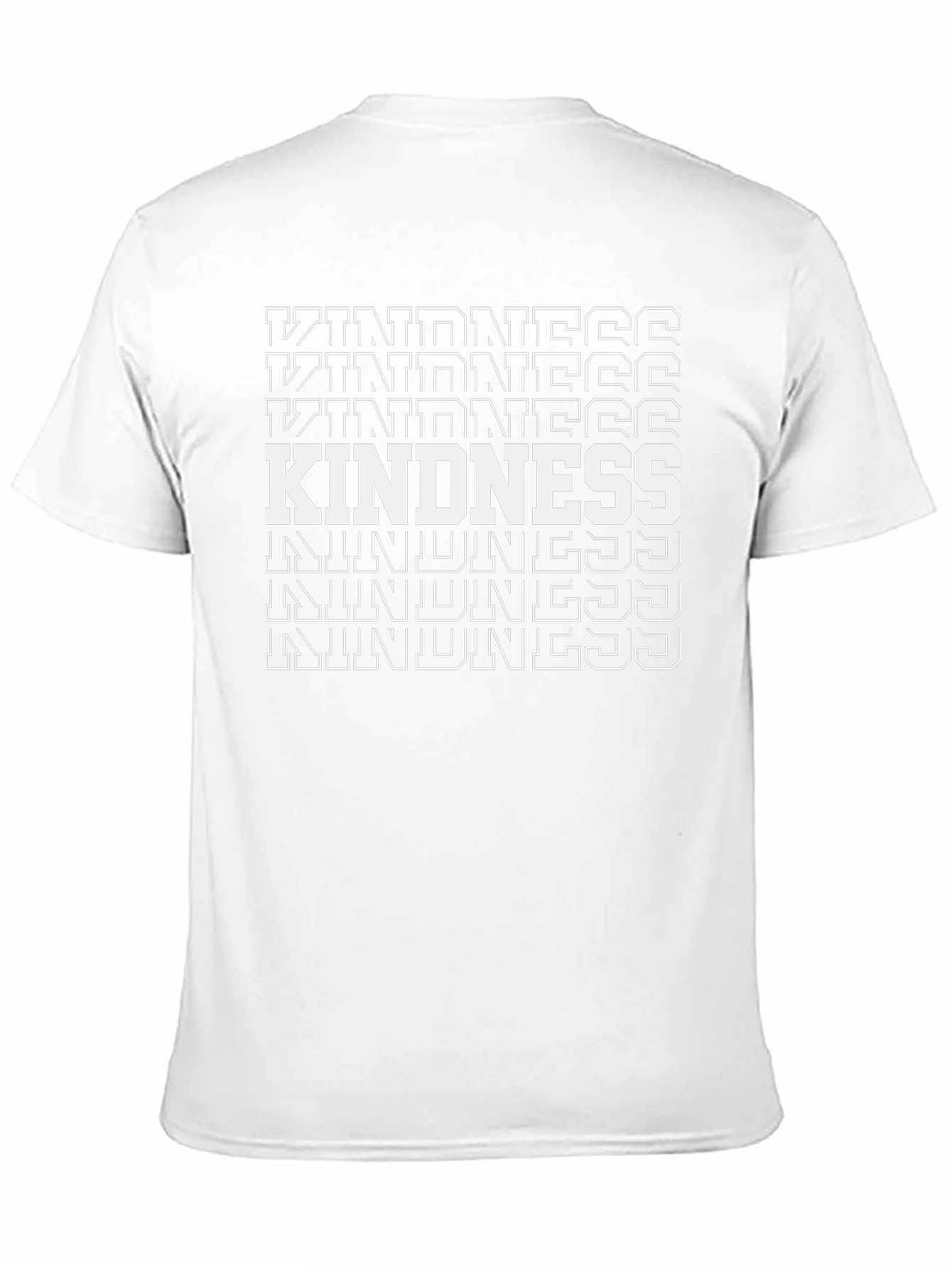 Kindness Graphic Print Black T-Shirt