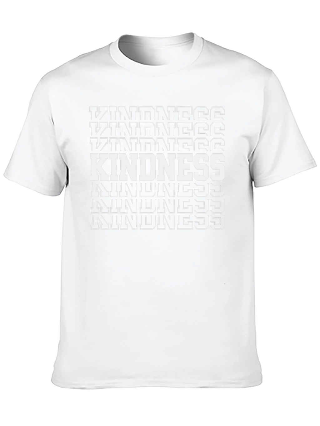 Kindness Graphic Print Black T-Shirt