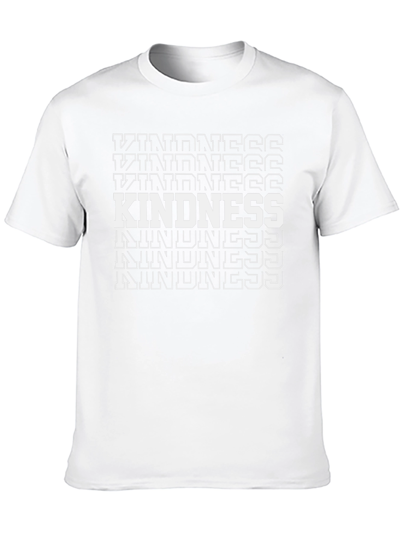 Kindness Graphic Print Black T-Shirt
