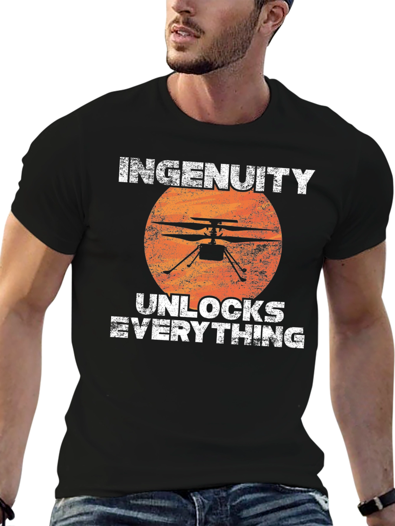 Ingenuity Helicopter T-Shirt - Unlocks Everything