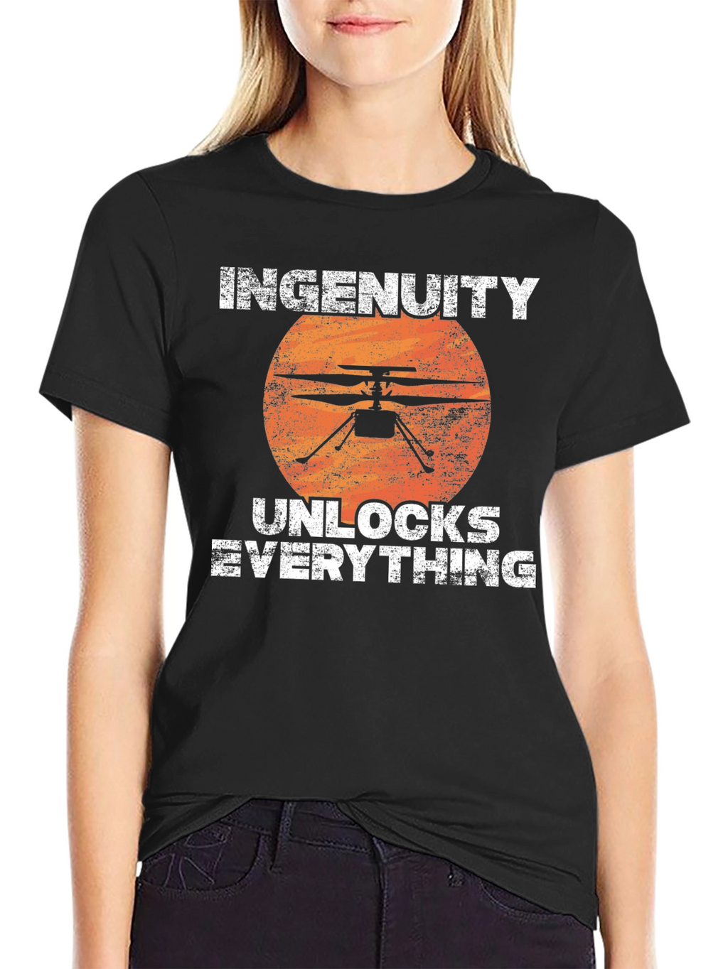Ingenuity Helicopter T-Shirt - Unlocks Everything