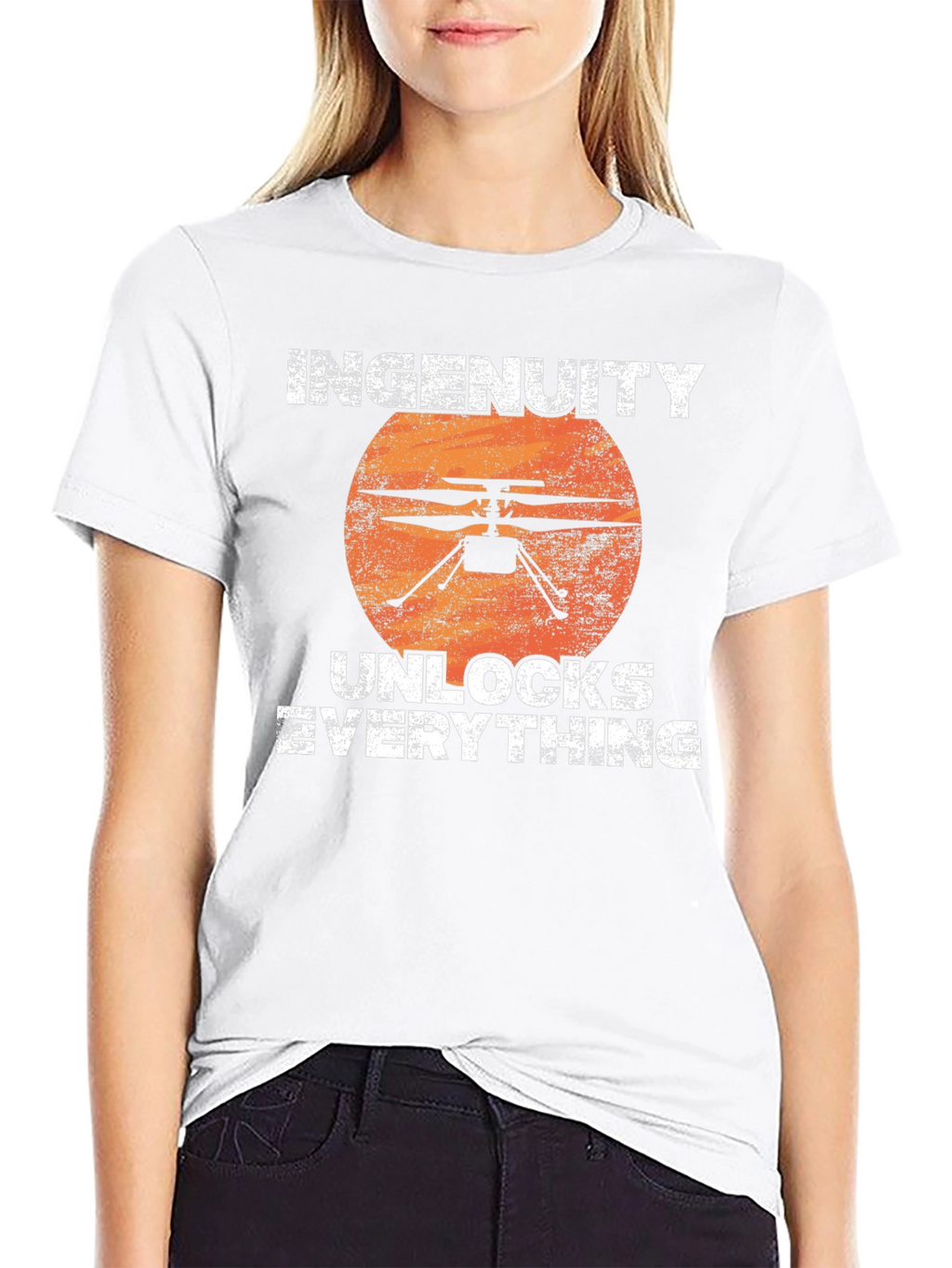 Ingenuity Helicopter T-Shirt - Unlocks Everything