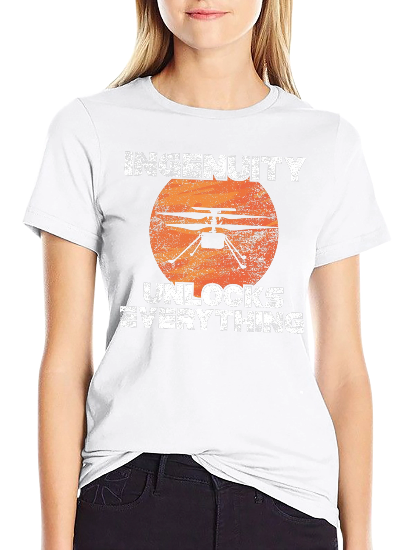 Ingenuity Helicopter T-Shirt - Unlocks Everything