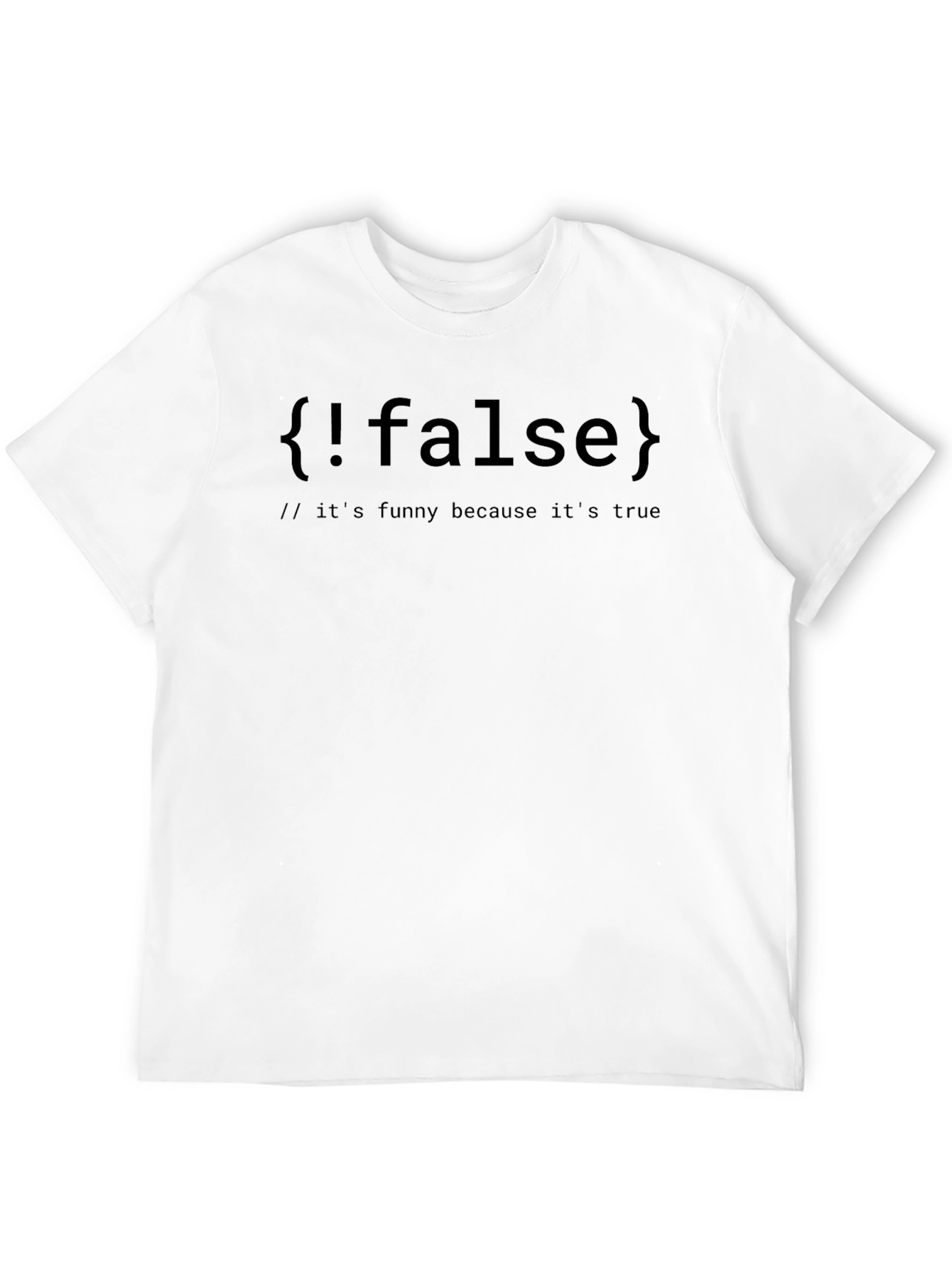 Funny Programmer T-Shirt - False is True