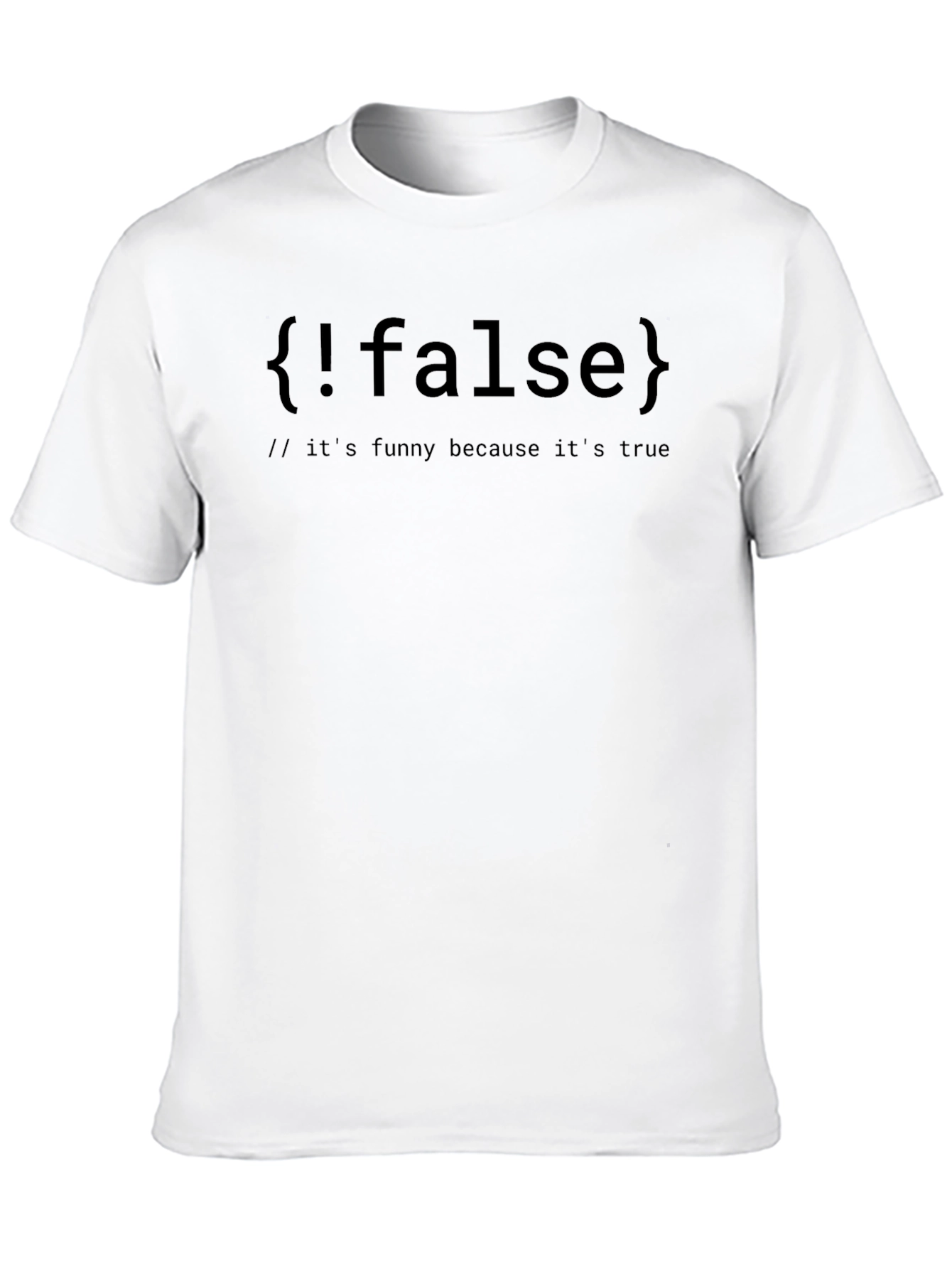 Funny Programmer T-Shirt - False is True
