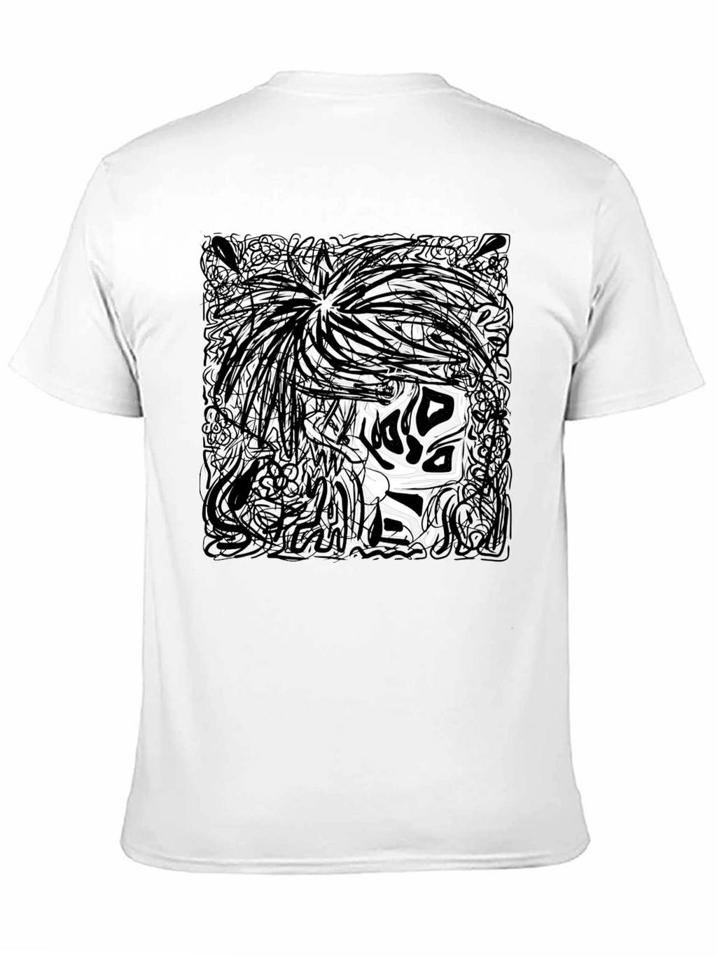 Graphic Print Black T-Shirt