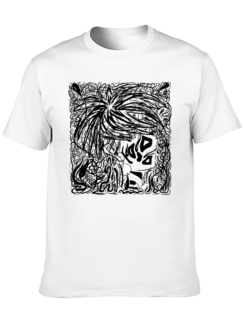 Graphic Print Black T-Shirt