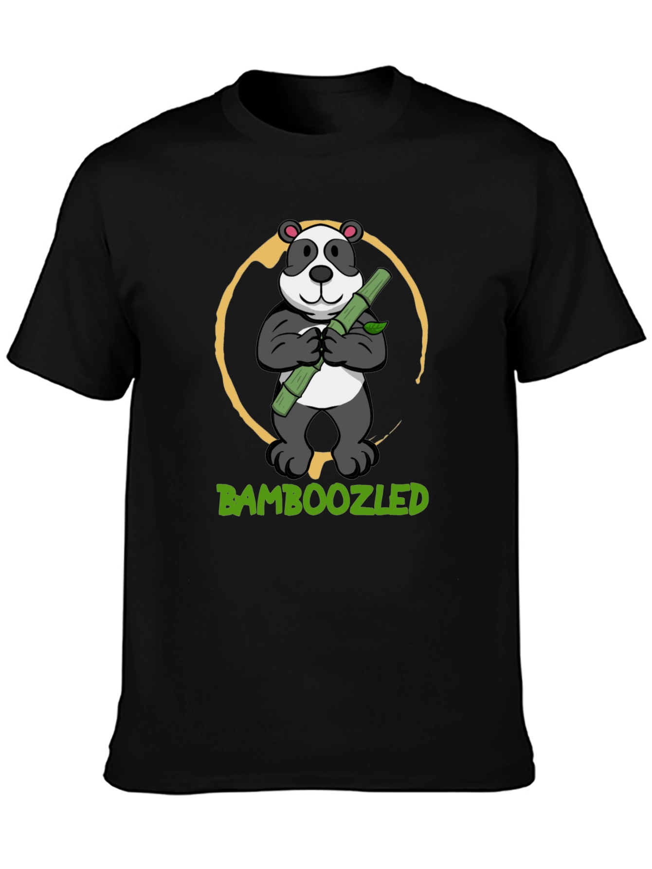 Bamboozled Panda Graphic Tee - Soft Cotton Blend