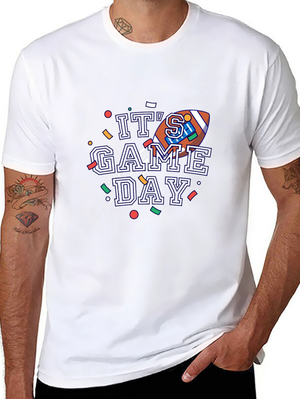 Its Game Day Football Graphic Tee