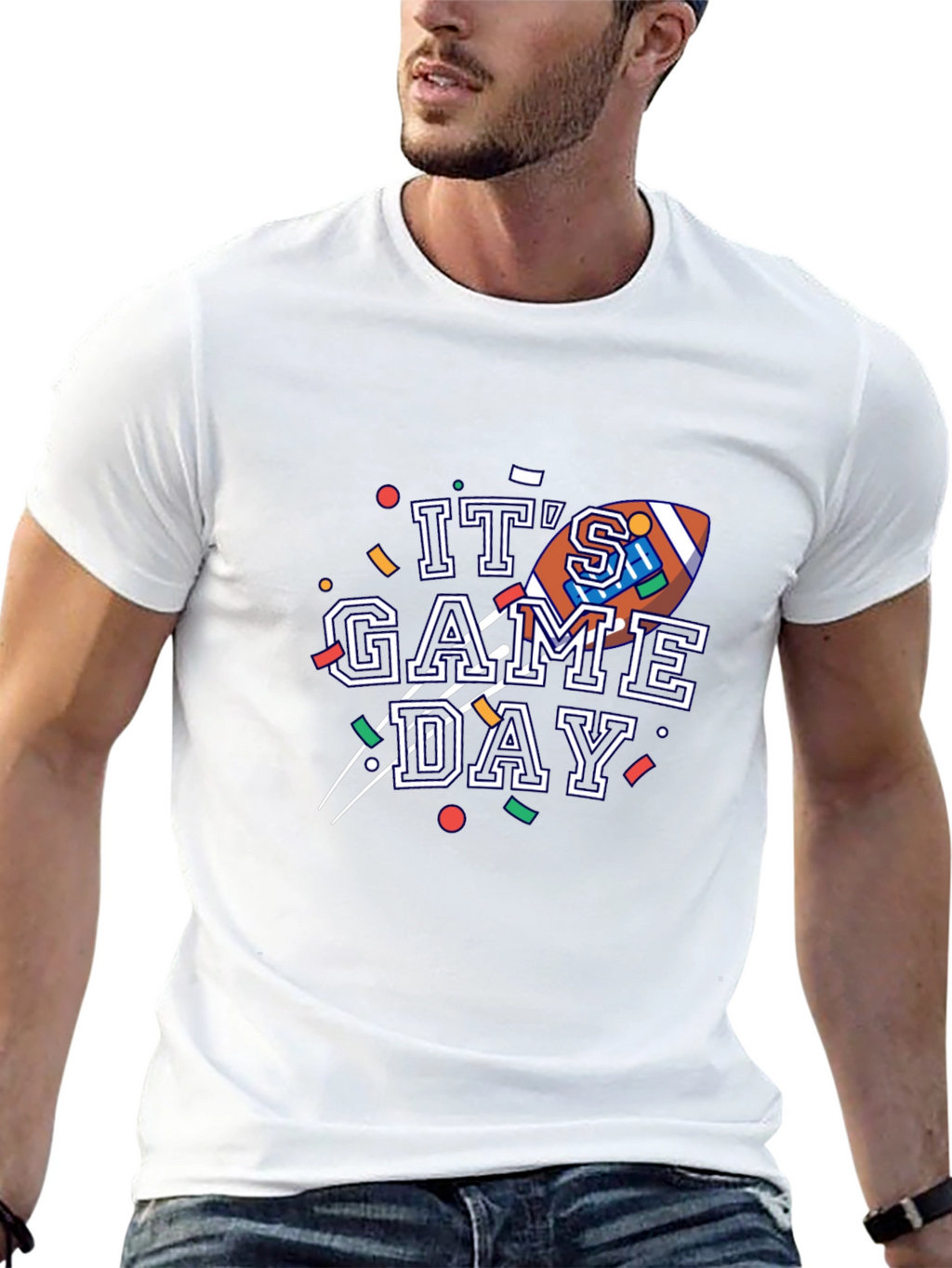 Its Game Day Football Graphic Tee