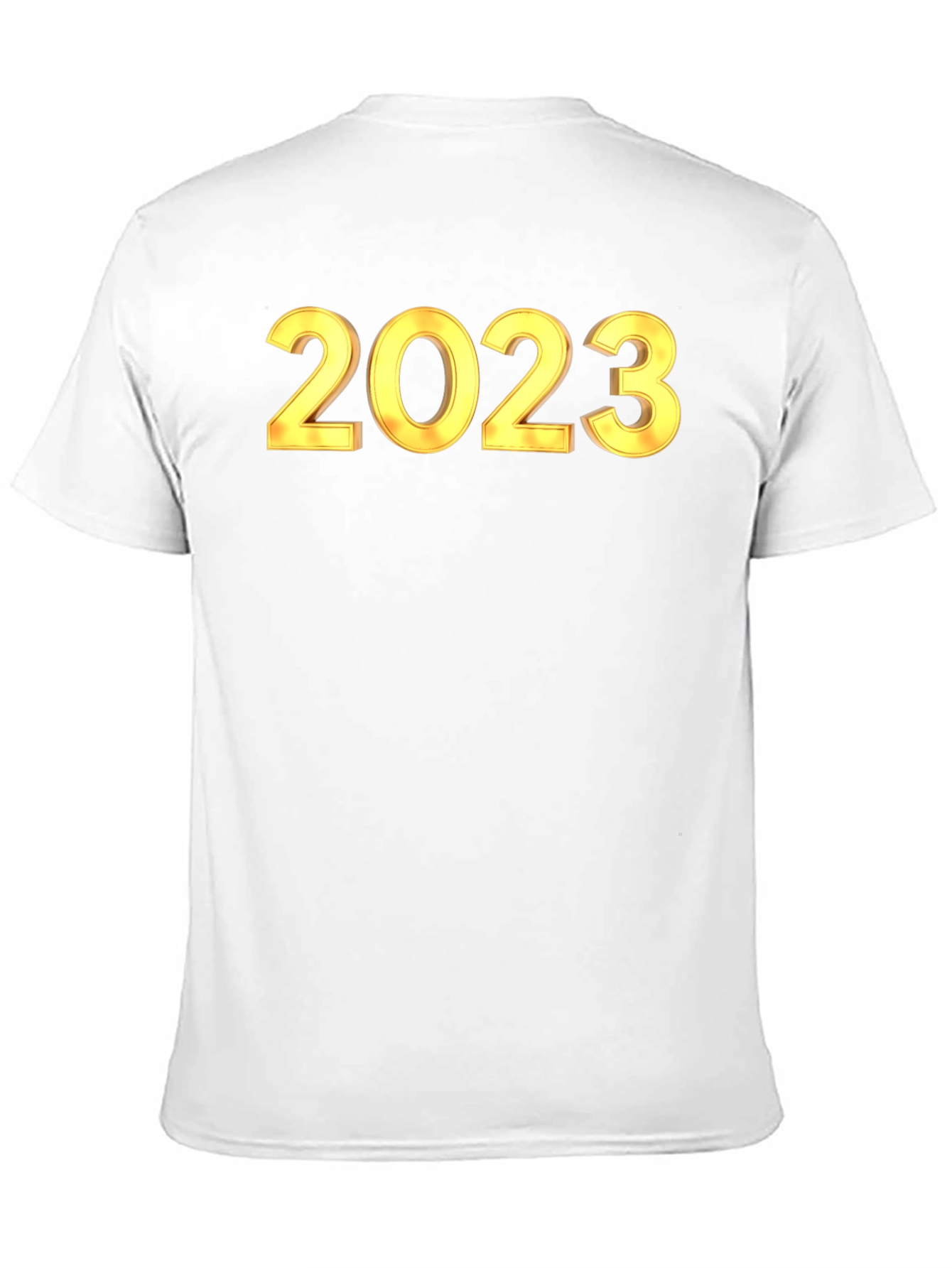 New Year 2023 Black Graphic T-Shirt