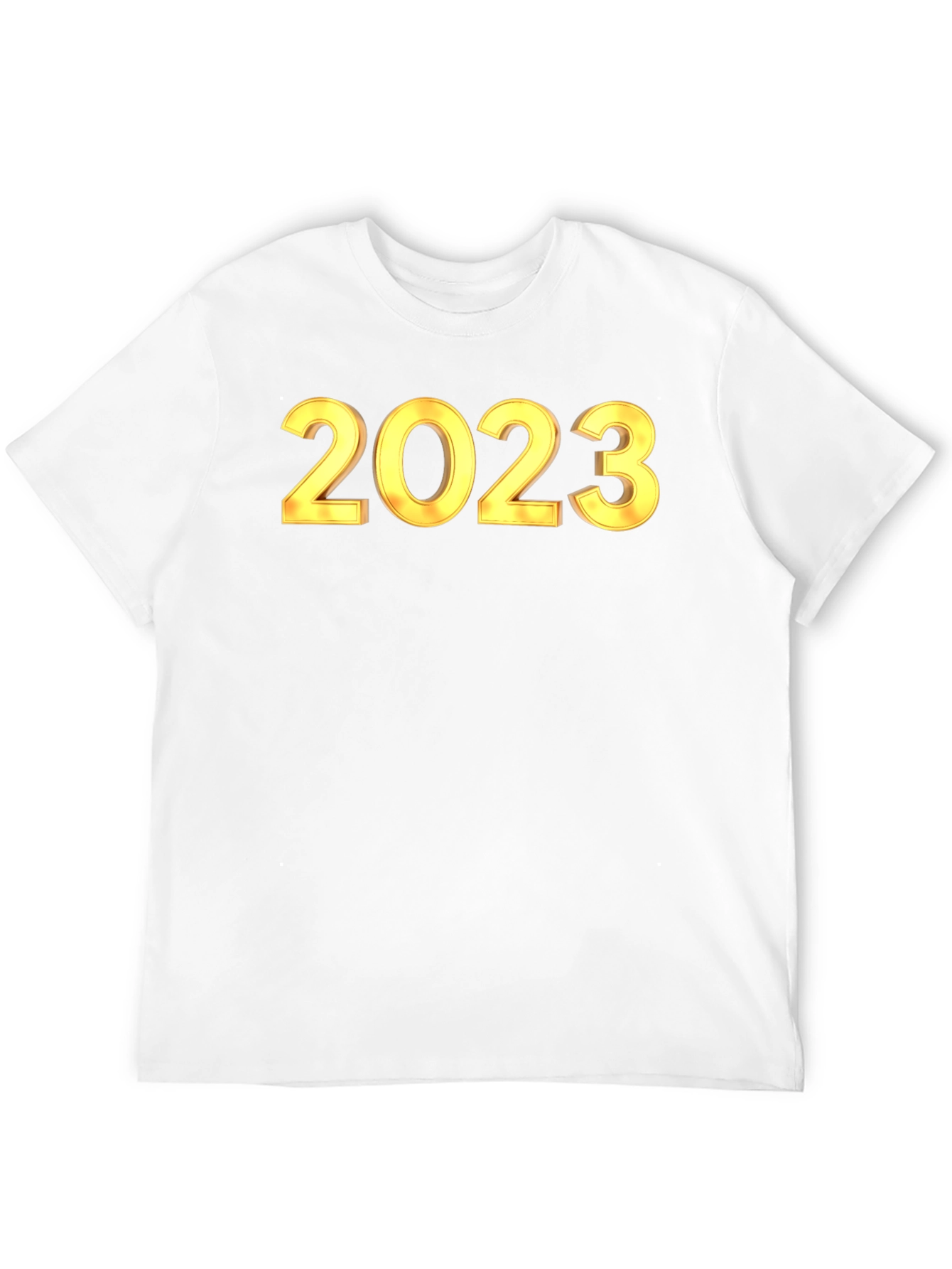 New Year 2023 Black Graphic T-Shirt