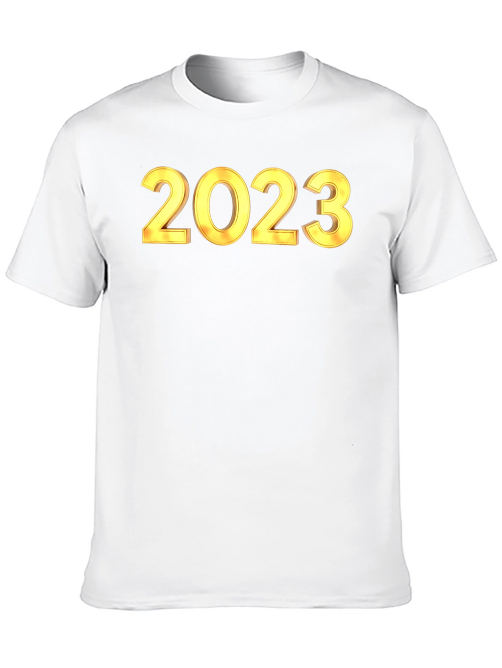 New Year 2023 Black Graphic T-Shirt