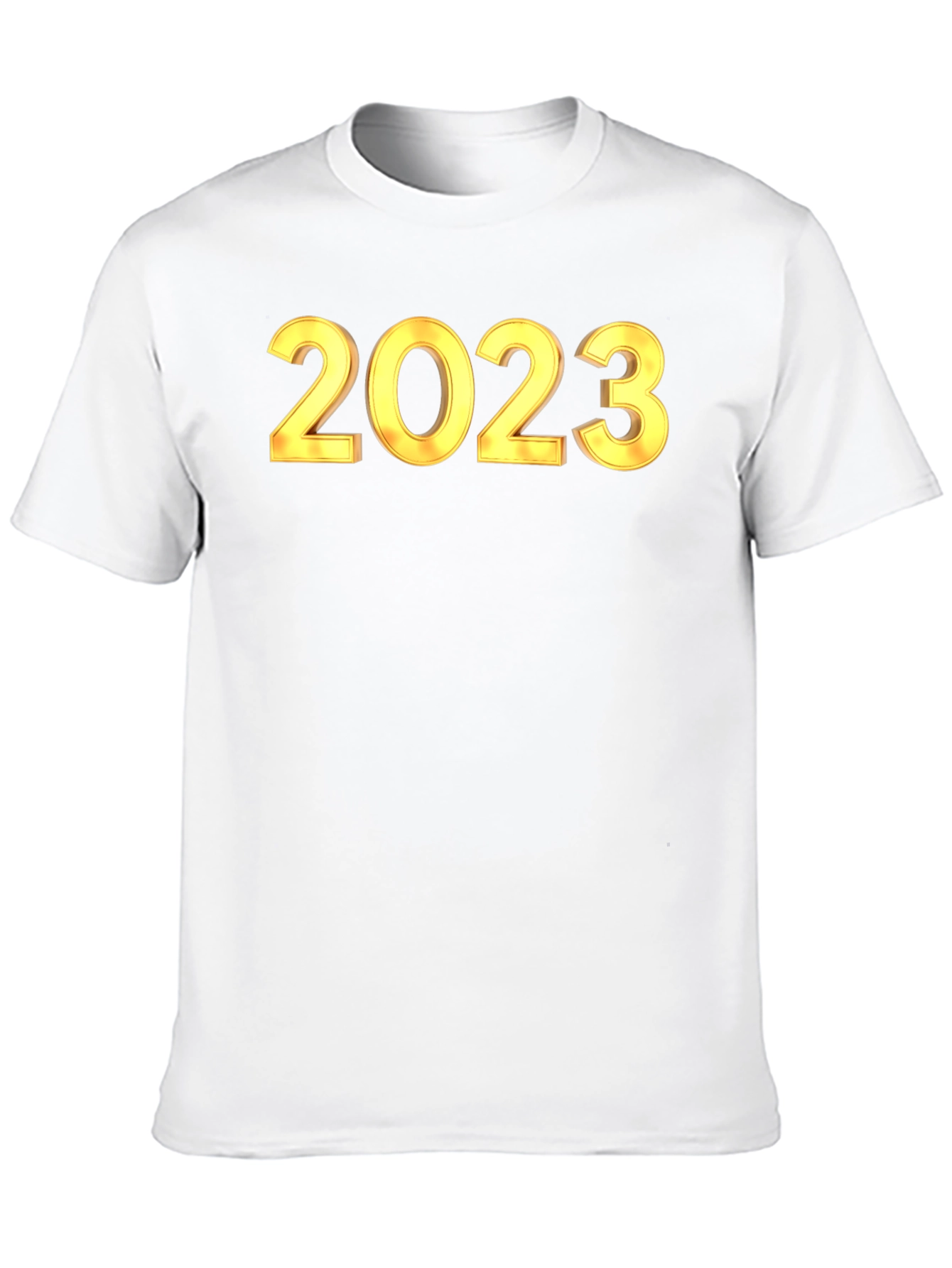 New Year 2023 Black Graphic T-Shirt