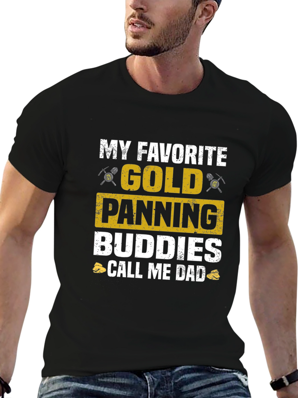 Gold Panning Buddies Dad T-Shirt