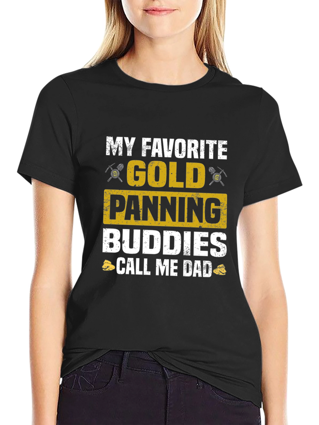 Gold Panning Buddies Dad T-Shirt