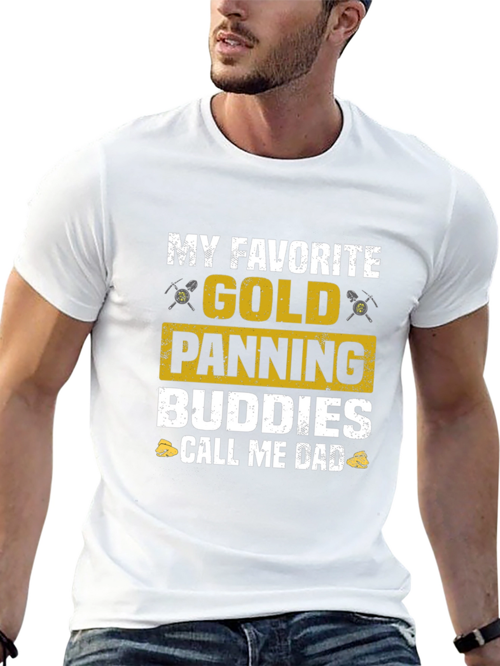 Gold Panning Buddies Dad T-Shirt