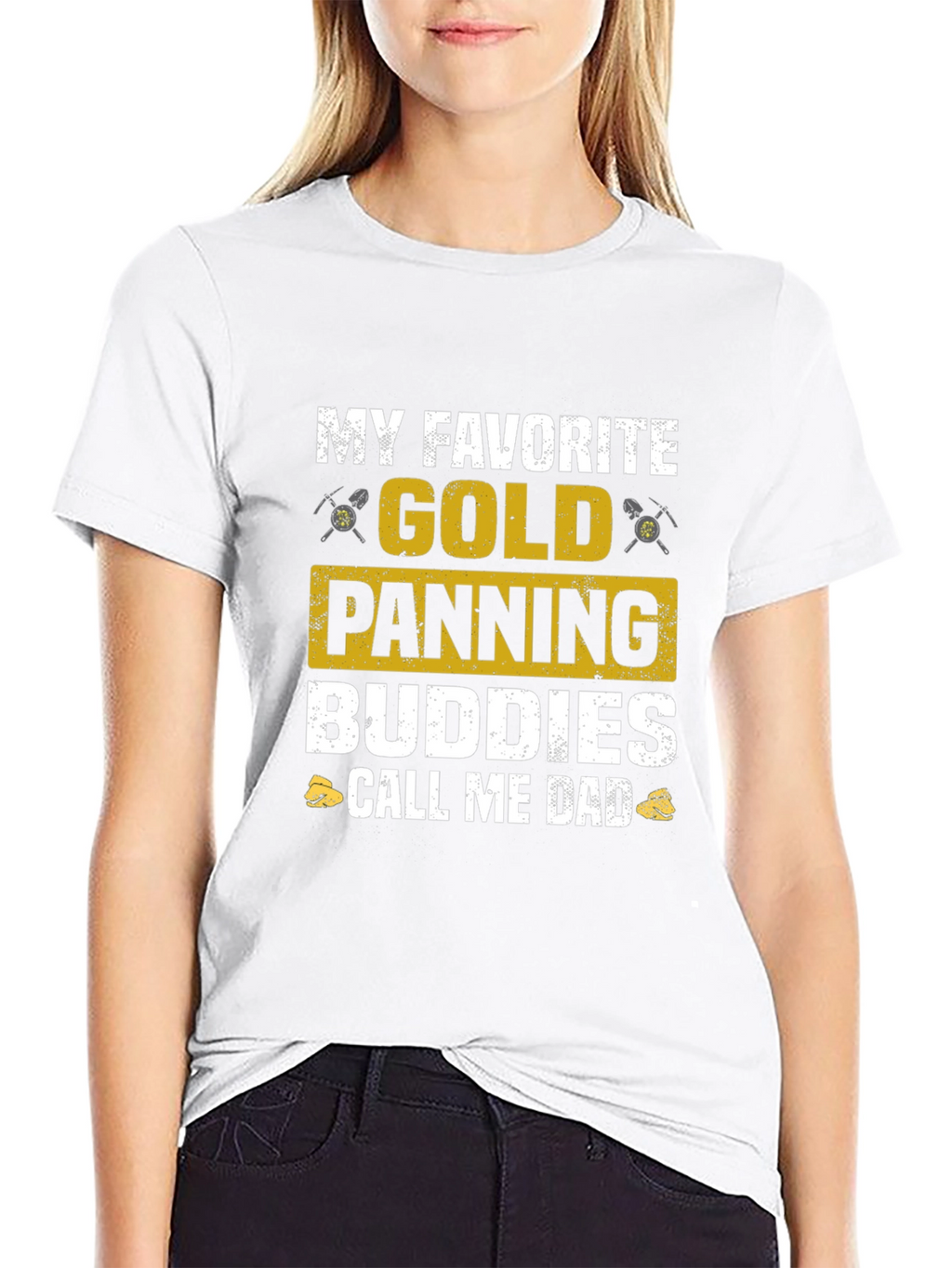 Gold Panning Buddies Dad T-Shirt