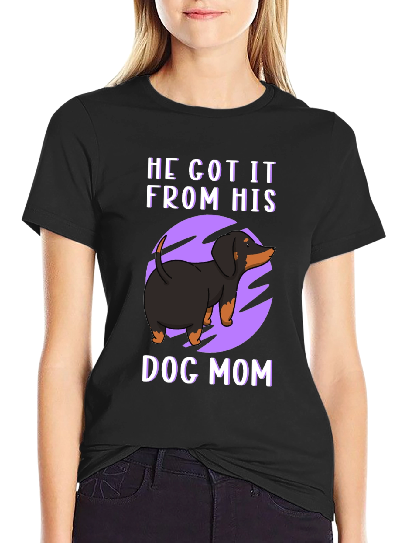 He Got It From His Dog Mom T-Shirt